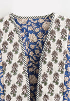 Veste Femme Réversible Patchwork | Élégante Kimono Courte en Polyester Matelassé 2