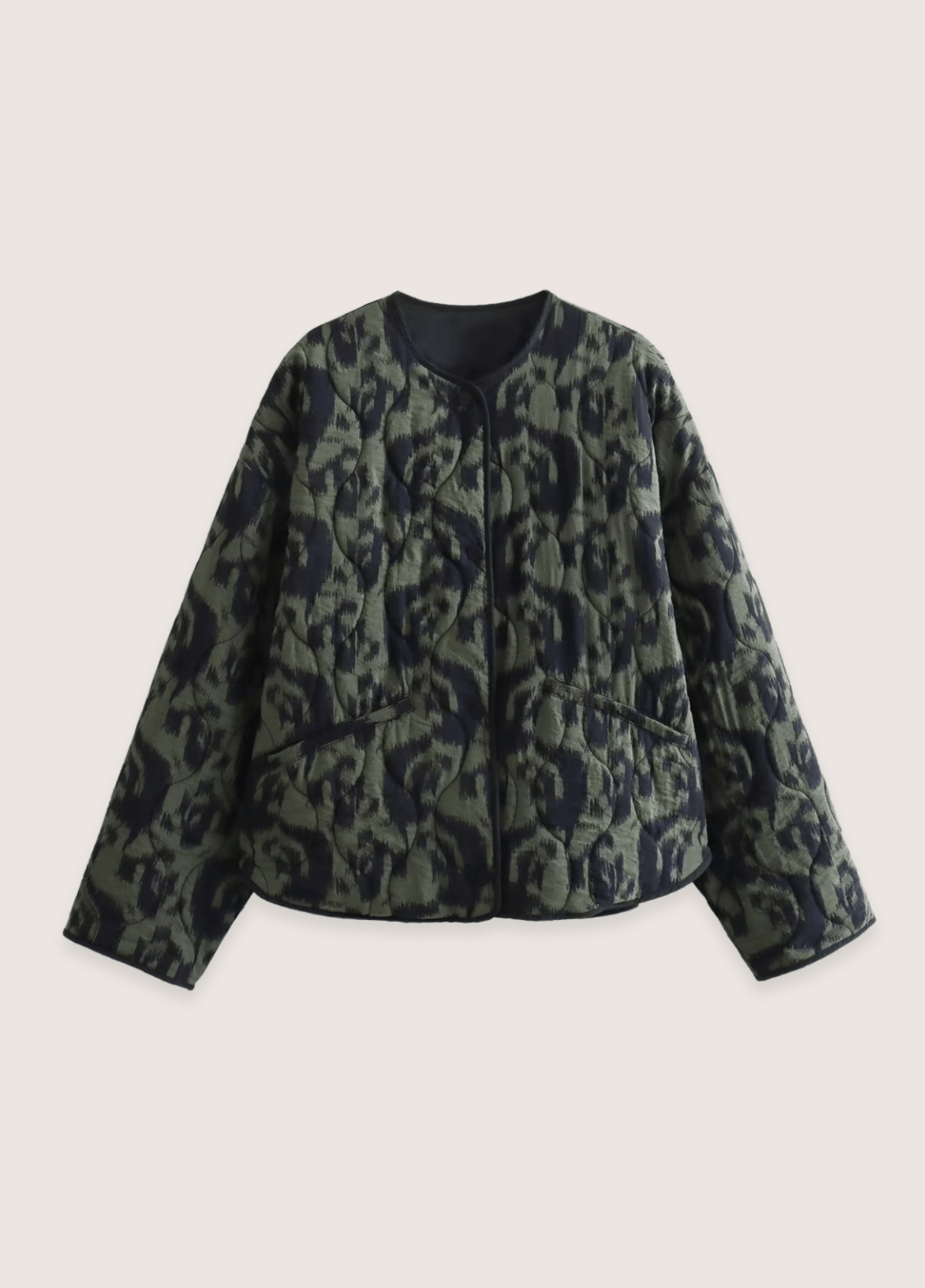 Veste Femme en Polyester Kimono | Élégante Oversize avec Motif Géométrique 0