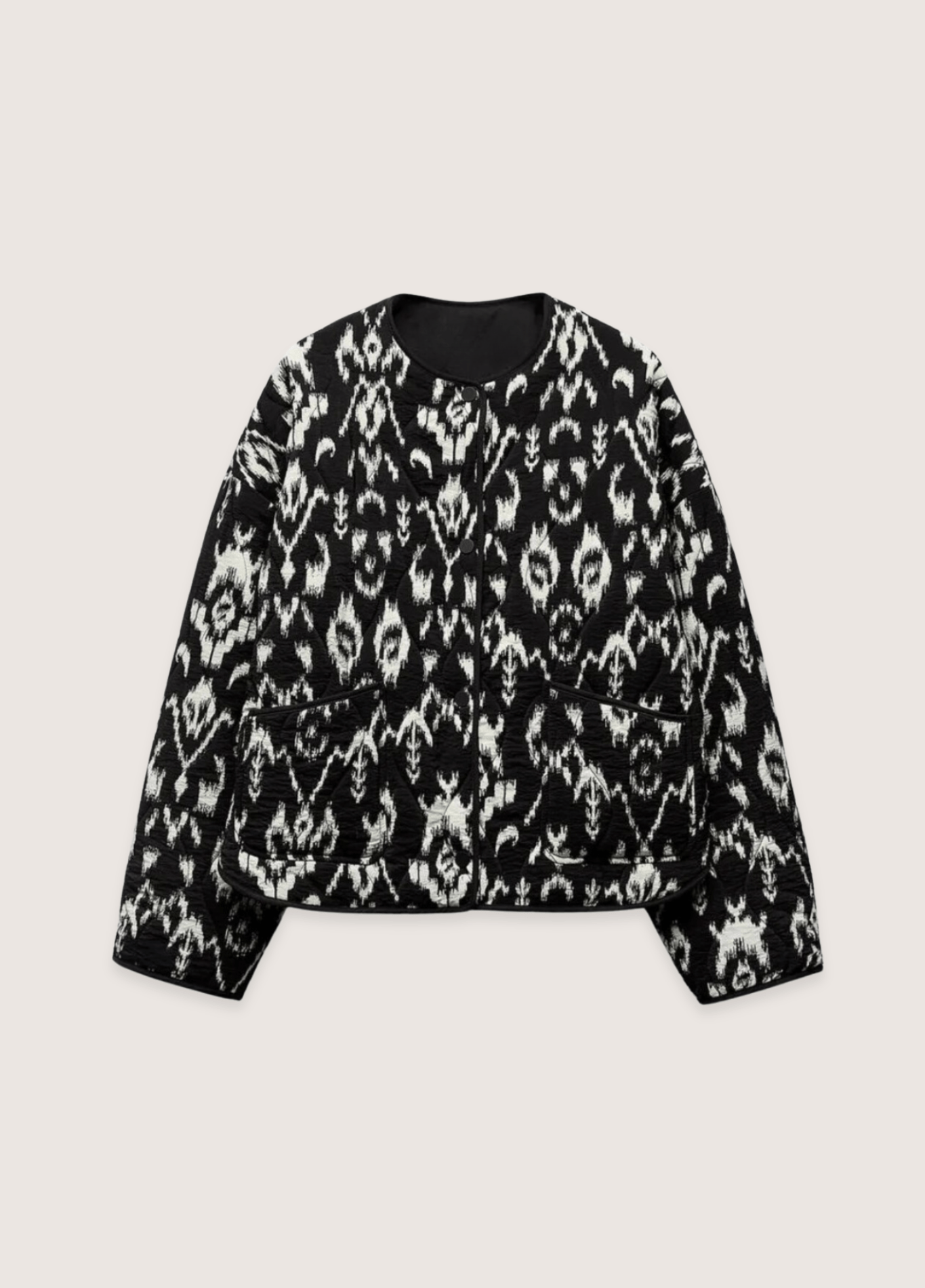 Veste Femme en Polyester Kimono | Élégante et Décontractée avec Imprimé Géométrique 0