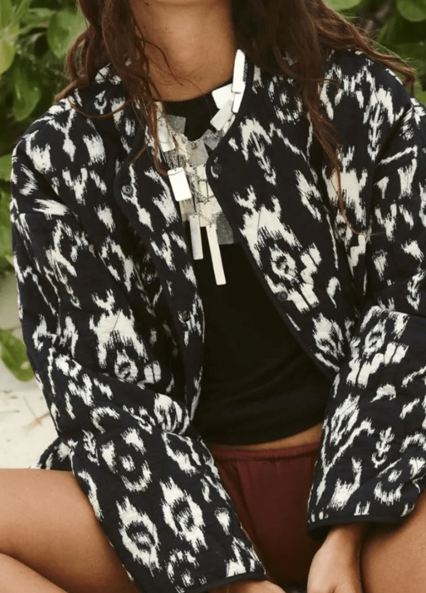 Veste Femme en Polyester Kimono | Élégante et Décontractée avec Imprimé Géométrique 2