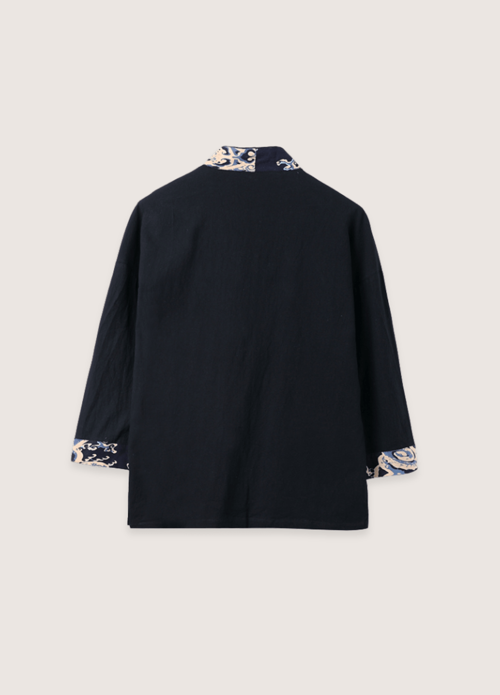 Veste Homme Polyester Kimono | Élégante Coupe Ample Décontractée 1