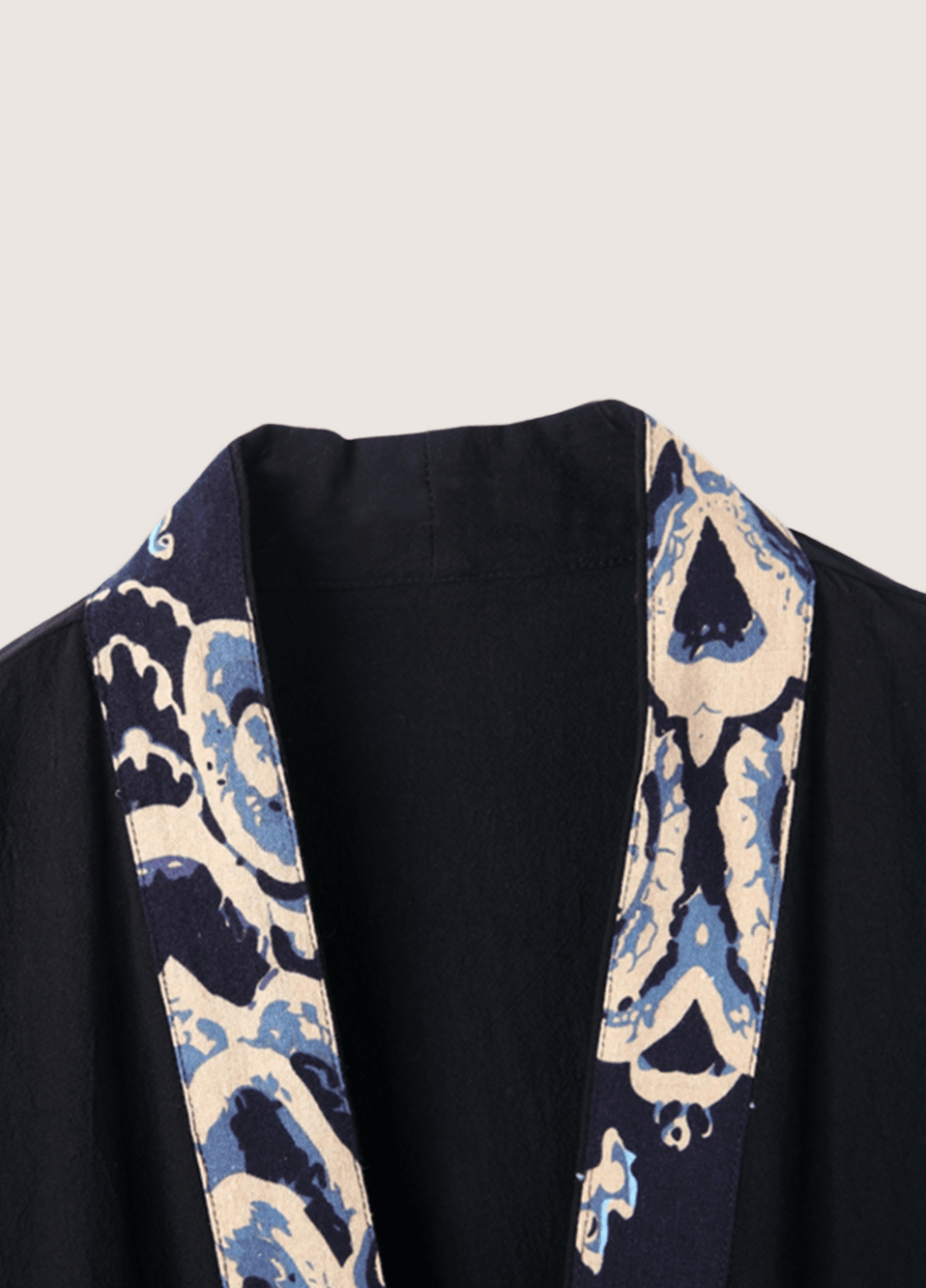 Veste Homme Polyester Kimono | Élégante Coupe Ample Décontractée 2