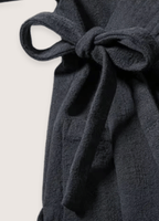 Veste Homme en Coton et Lin Noir | Élégante Veste Kimono Confortable 3