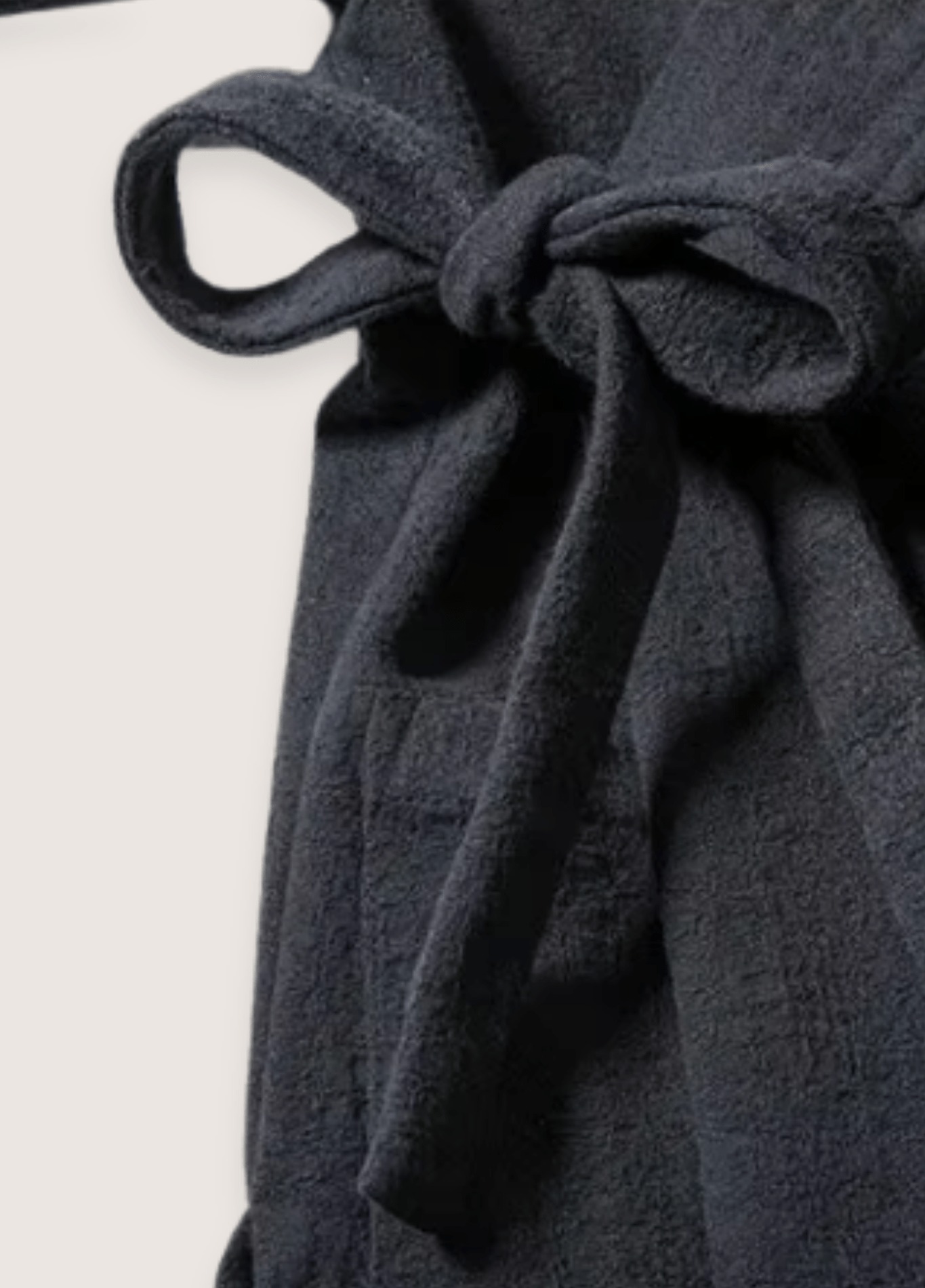 Veste Homme en Coton et Lin Noir | Élégante Veste Kimono Confortable 3