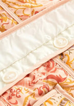 Veste Kimono Femme Matelassée | Élégante Coupe Droite Patchwork Pastel 6