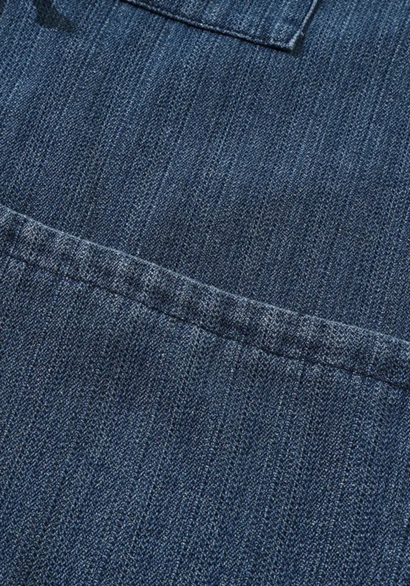 Veste Kimono Femme en Denim | Élégante et Confortable Coupe Droite 100% Coton 5