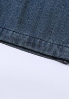 Veste Kimono Femme en Denim | Élégante et Confortable Coupe Droite 100% Coton 7