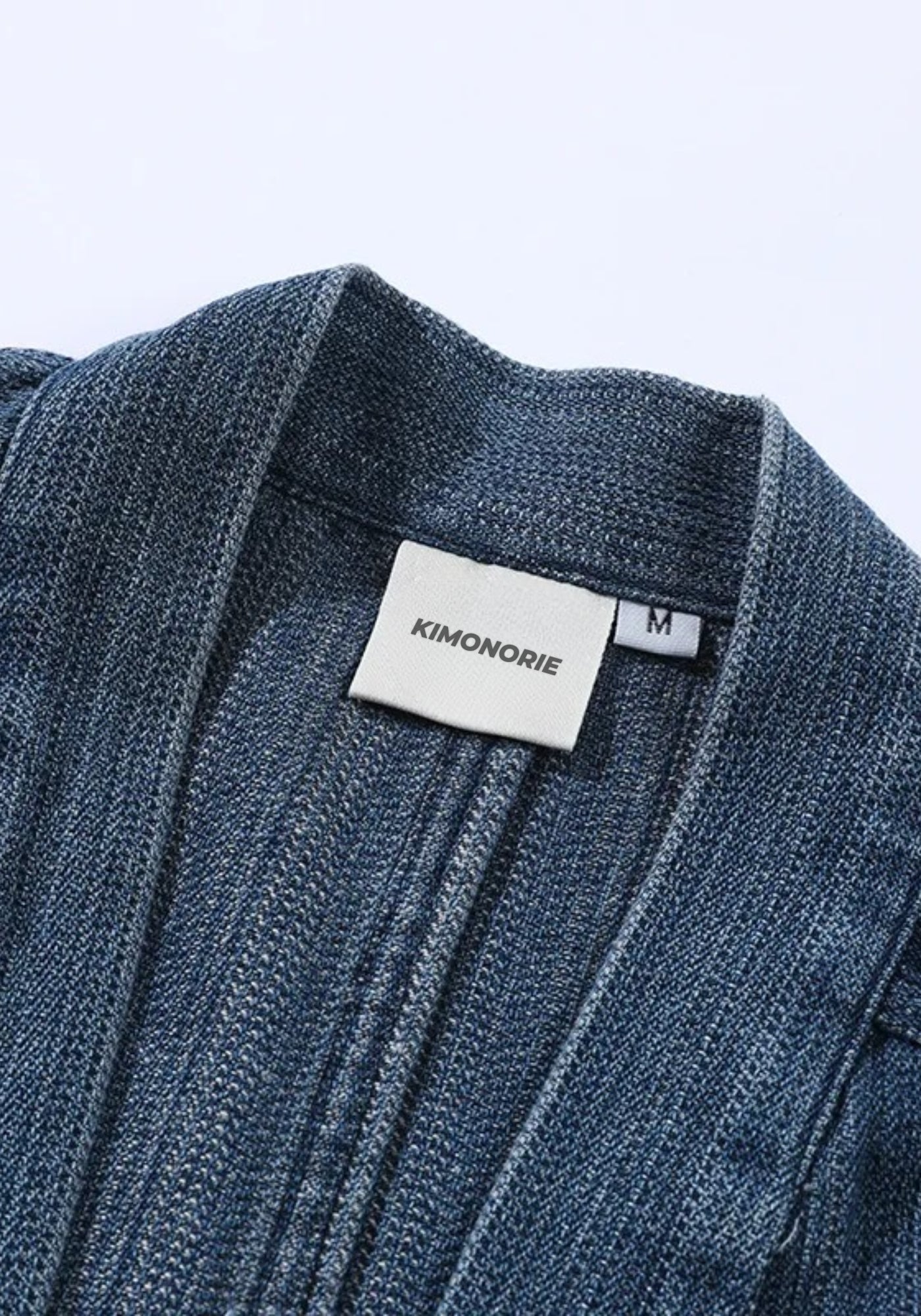 Veste Kimono Femme en Denim | Élégante et Confortable Coupe Droite 100% Coton 8