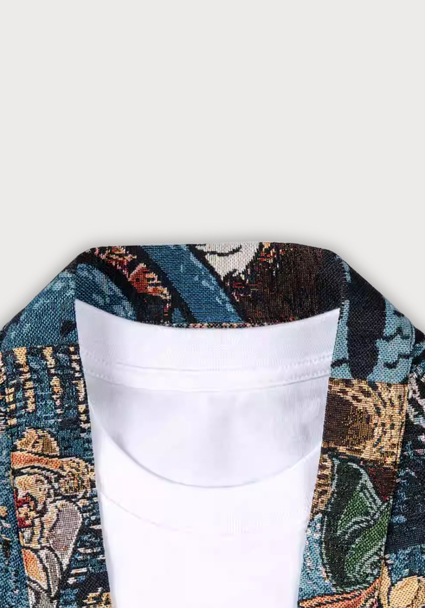Veste Kimono Femme en Jacquard | Élégante Veste Inspirée de Van Gogh 1