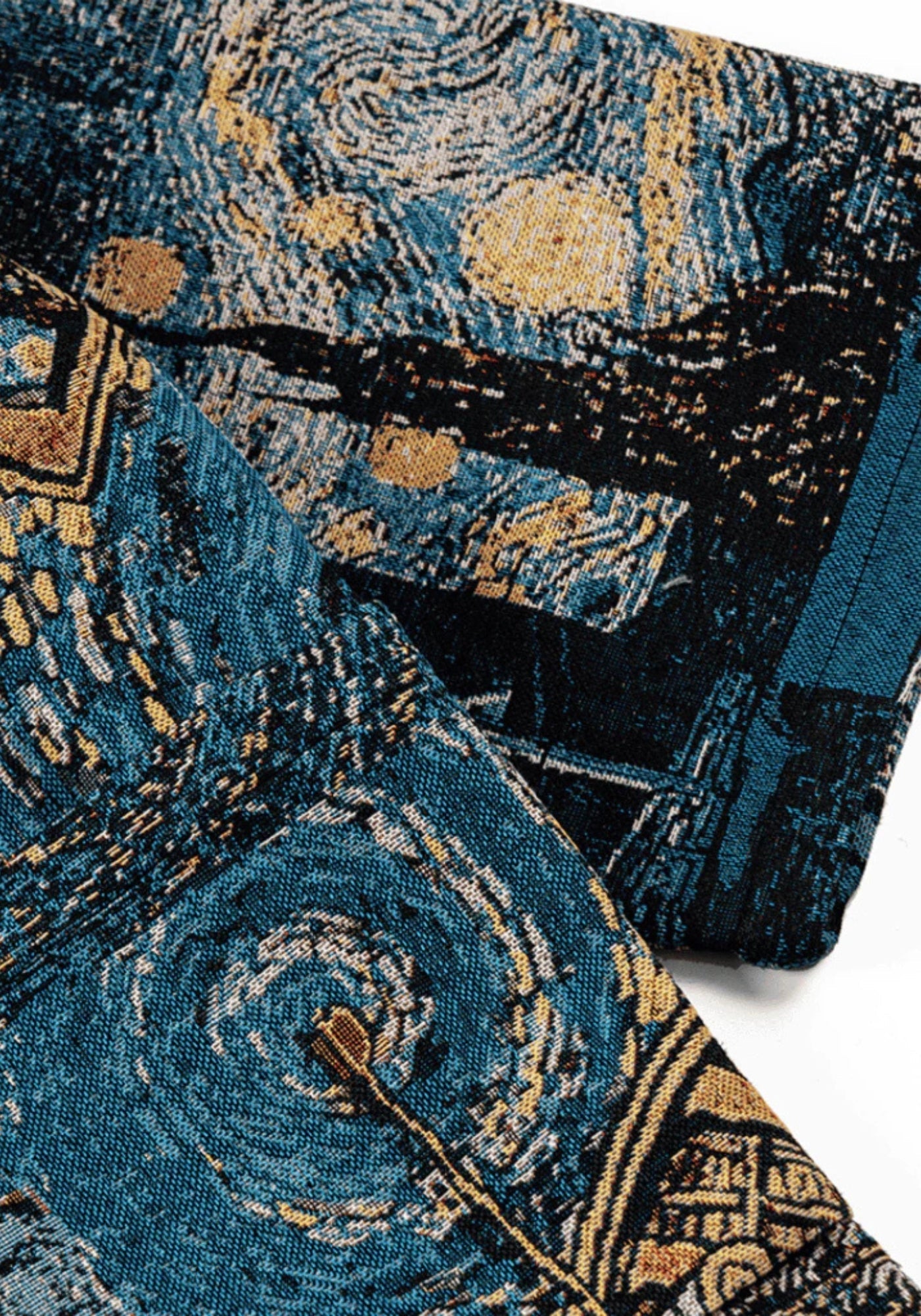 Veste Kimono Femme en Jacquard | Élégante Veste Inspirée de Van Gogh 2