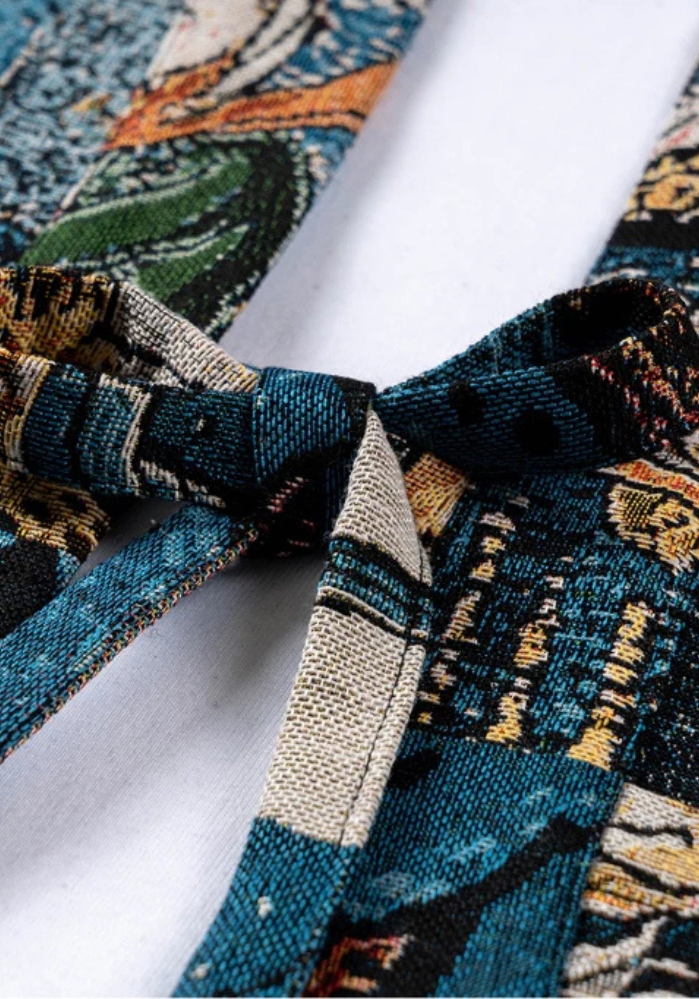 Veste Kimono Femme en Jacquard | Élégante Veste Inspirée de Van Gogh 4