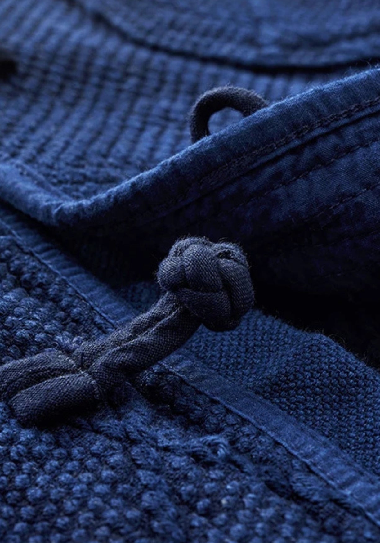 Veste Kimono Homme en Coton Indigo | Élégante et Artisanale Mi-Saison 3