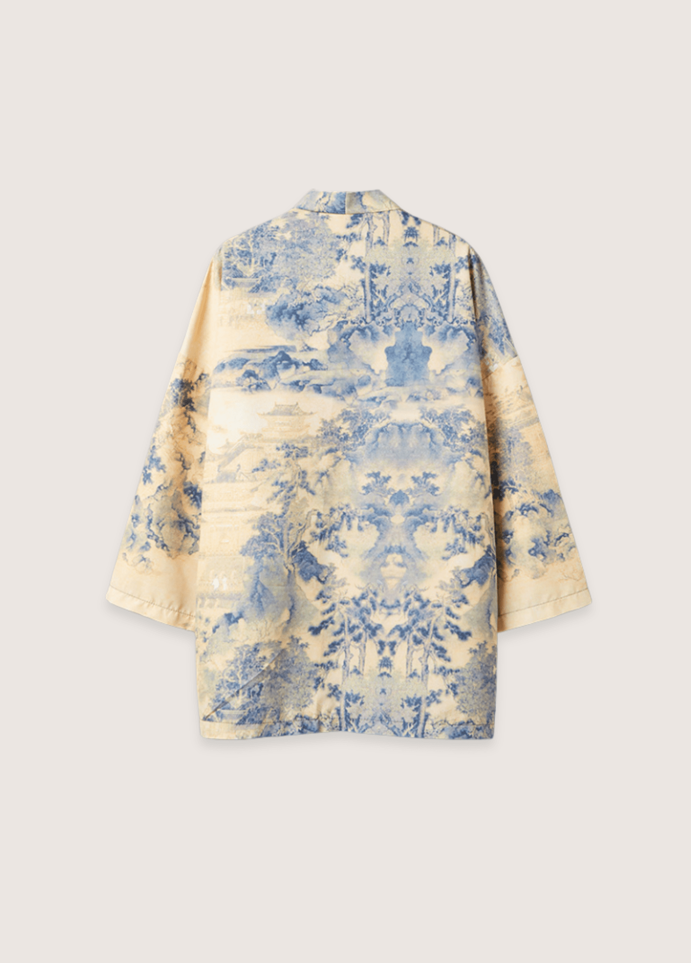 Veste Kimono Homme en Polyester | Élégante Coupe Loose avec Motifs Japonais 0