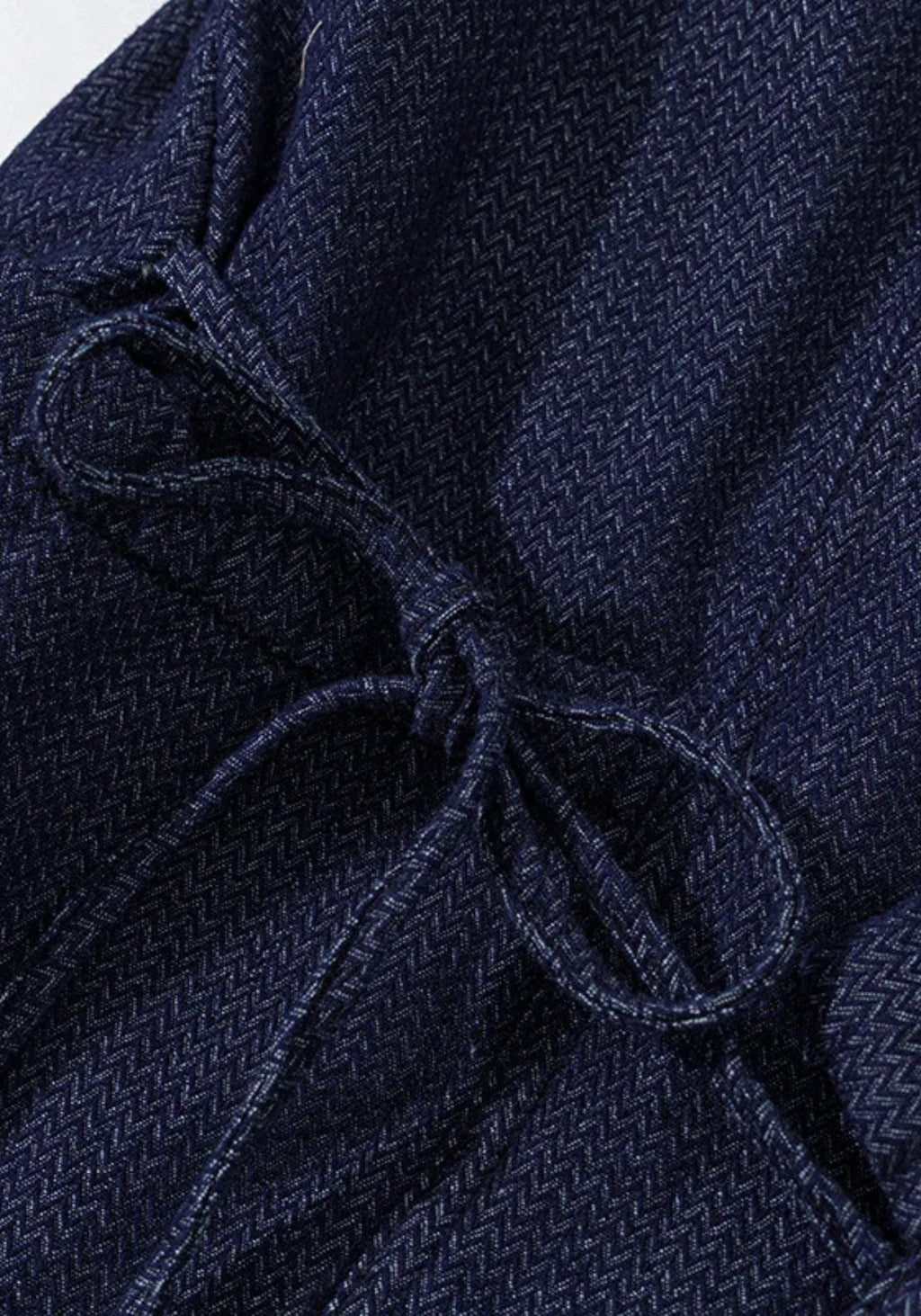 Veste Kimono Unisexe en Denim Matelassé | Élégante et Confortable pour Toutes Saisons 7