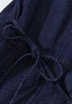 Veste Kimono Unisexe en Denim Matelassé | Élégante et Confortable pour Toutes Saisons 7