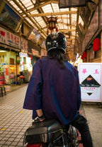 Veste Kimono Unisexe en Denim | Élégante et Réversible pour Mi-Saison 8