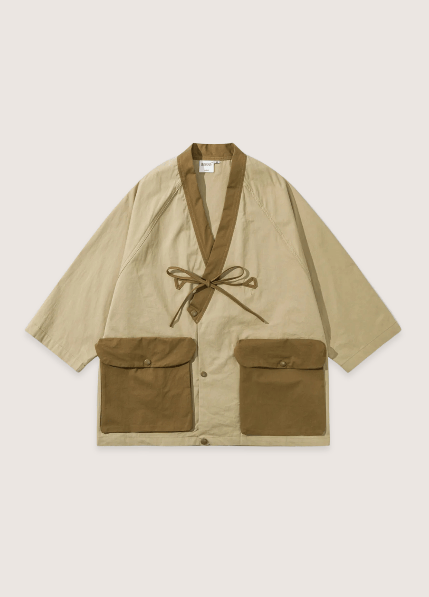 Veste Kimono Unisexe en Polyester Coton | Élégante Coupe Ample Japonaise 0