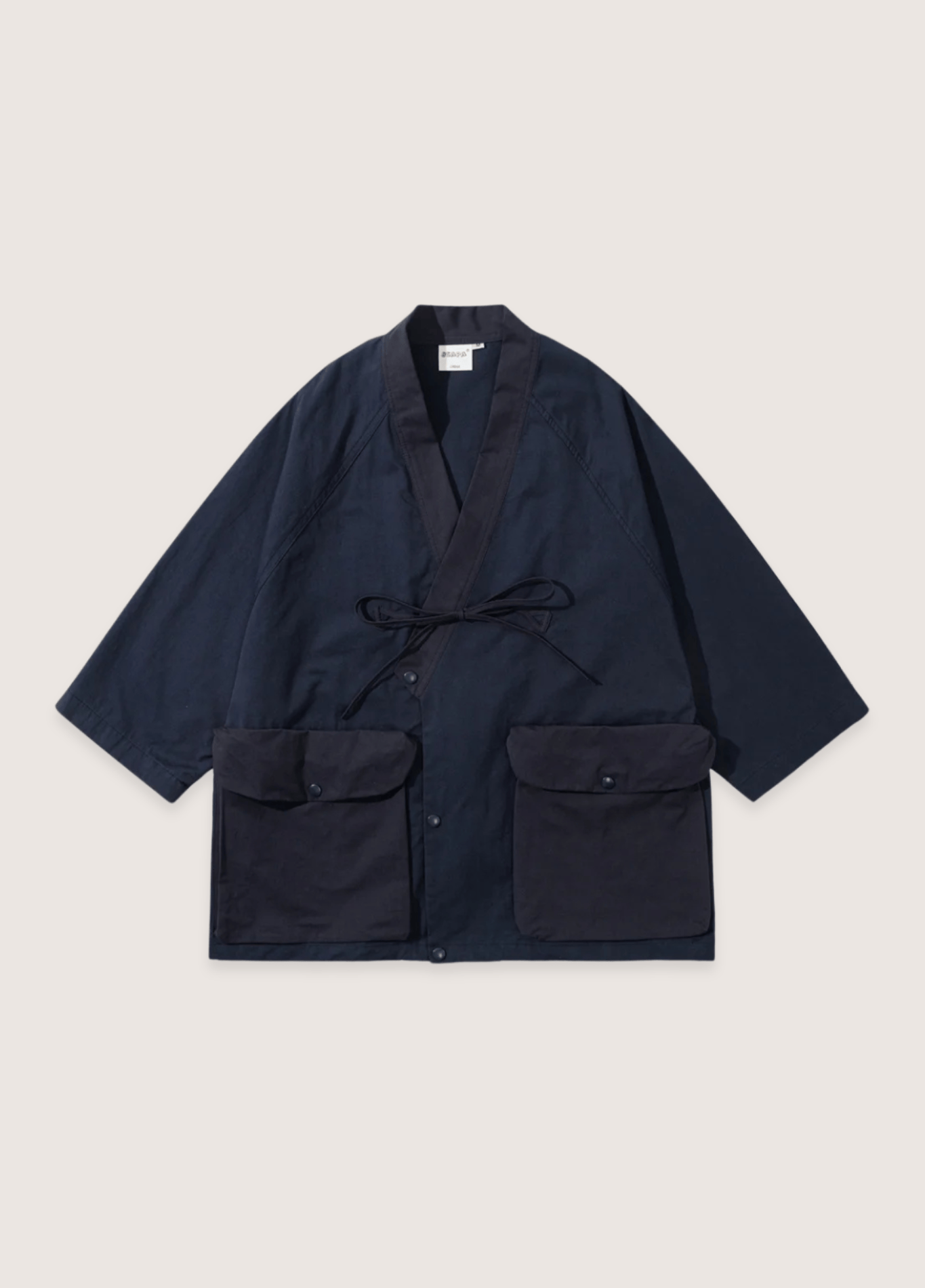Veste Kimono Unisexe en Polyester Coton | Élégante Coupe Ample Japonaise 1