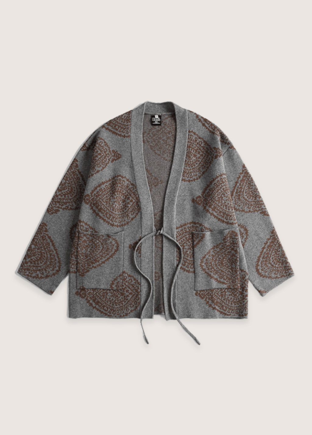 Veste Kimono Unisexe en Tissu Cachemire | Élégante avec Motifs Paisley pour Toutes Saisons 0