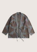 Veste Kimono Unisexe en Tissu Cachemire | Élégante avec Motifs Paisley pour Toutes Saisons 0