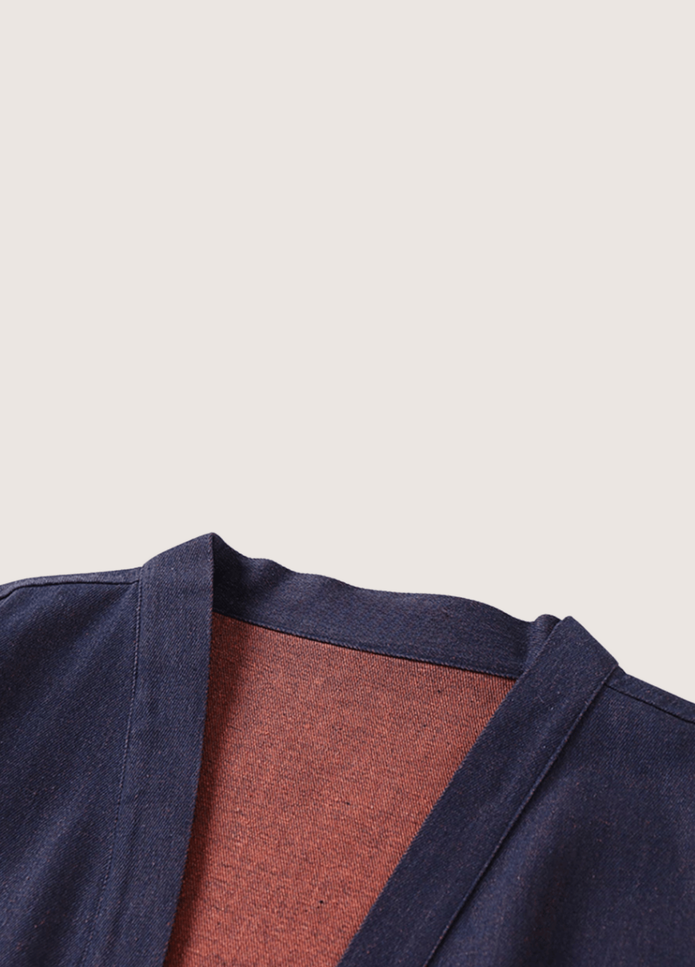 Veste Unisexe Réversible en Denim | Élégante et Confortable Kimono Style 5