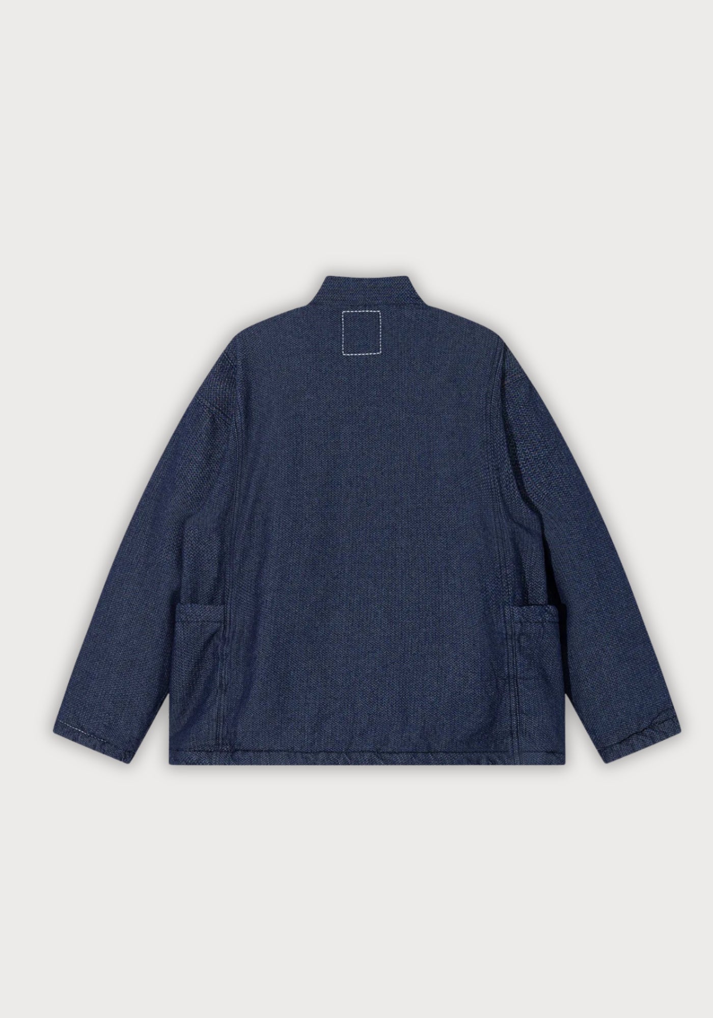 Veste Unisexe en Denim Texturé | Élégante Kimono Matelassée Confortable 1