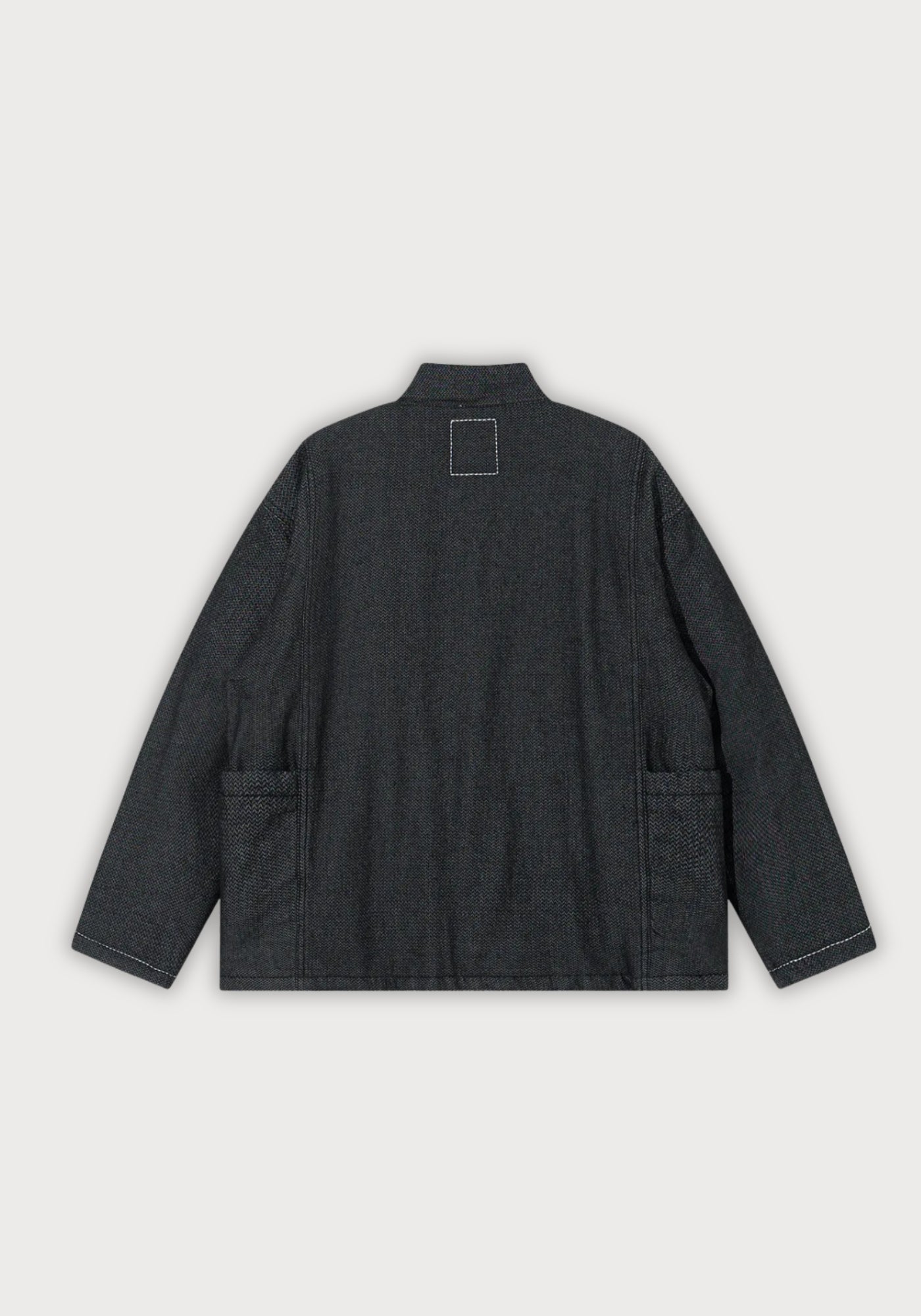 Veste Unisexe en Denim Texturé | Élégante Kimono Matelassée Confortable 3